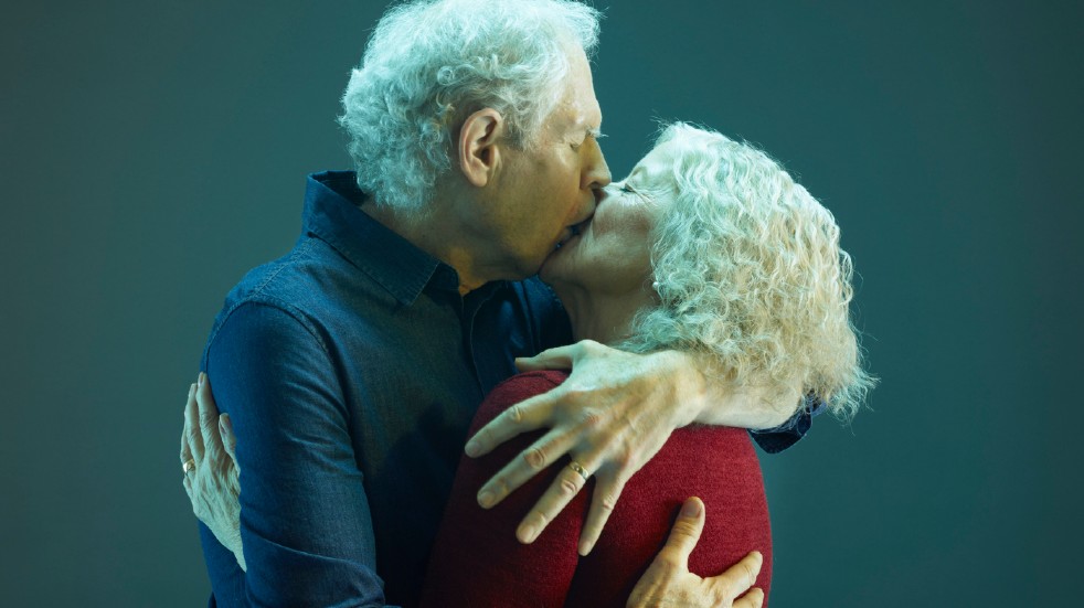 Valentine's Day in lockdown ideas couple embracing